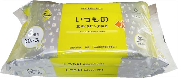 まとめ買い-36点セット ＡＬＰ－４－３Ｐ 食卓＆リビング用クリーナー３個パック 服部製紙 住居洗剤 重曹