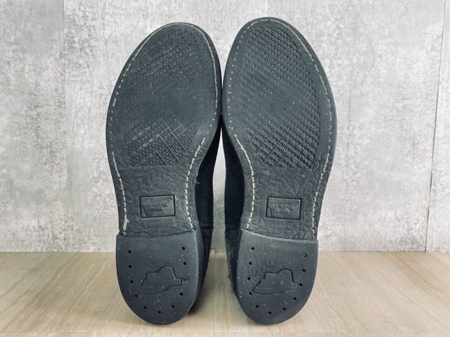 redwing 8186 ペコス 黒 スエード us8uk7EUR41.0 【8.5D 箱付 未使用