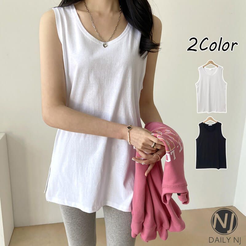 レディース Tシャツ ノースリーブTシャツ LW Dany Beach カラー:Bossa Nova Red danton ノースリーブ tシャツの通販