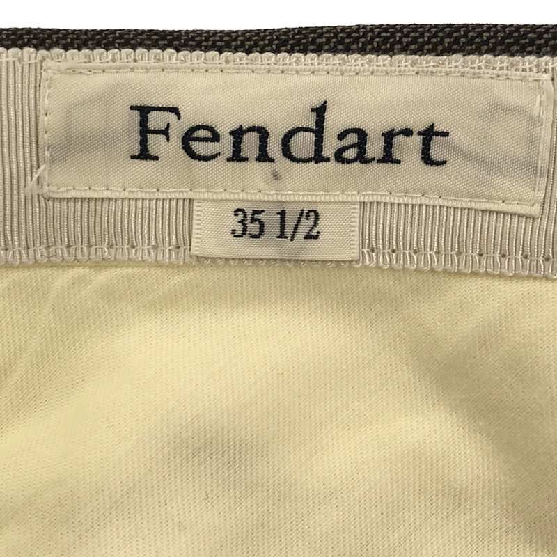 【美品】  FENDART / フェンダール | 2023AW | MODERATE PANTS ウール セミワイドストレート スラックス | 35 1/2 | ブラウン | メンズ 美品】 FENDART / フェンダール | 2023AW | MODERATE PANTS ウール