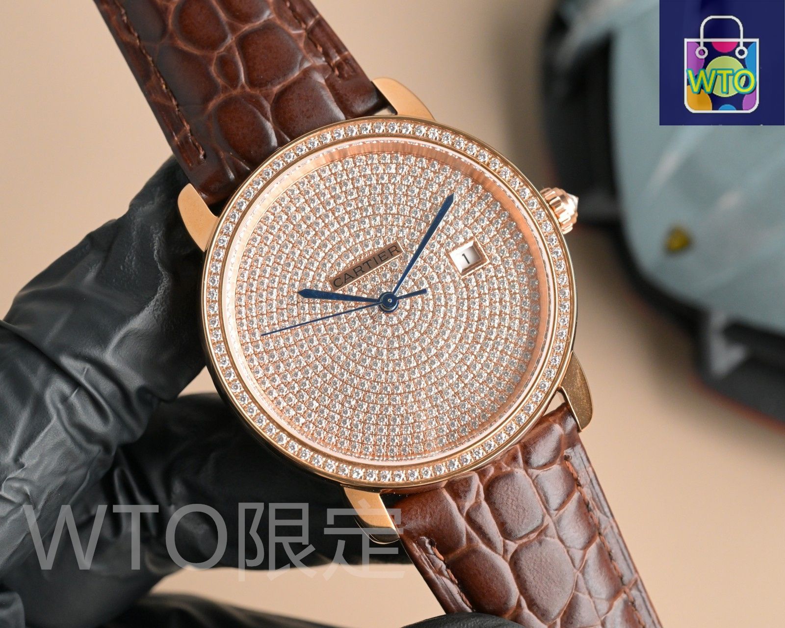 今日WTO】Piaget（ピアジェ） Black-Tie Diamond-Set Square