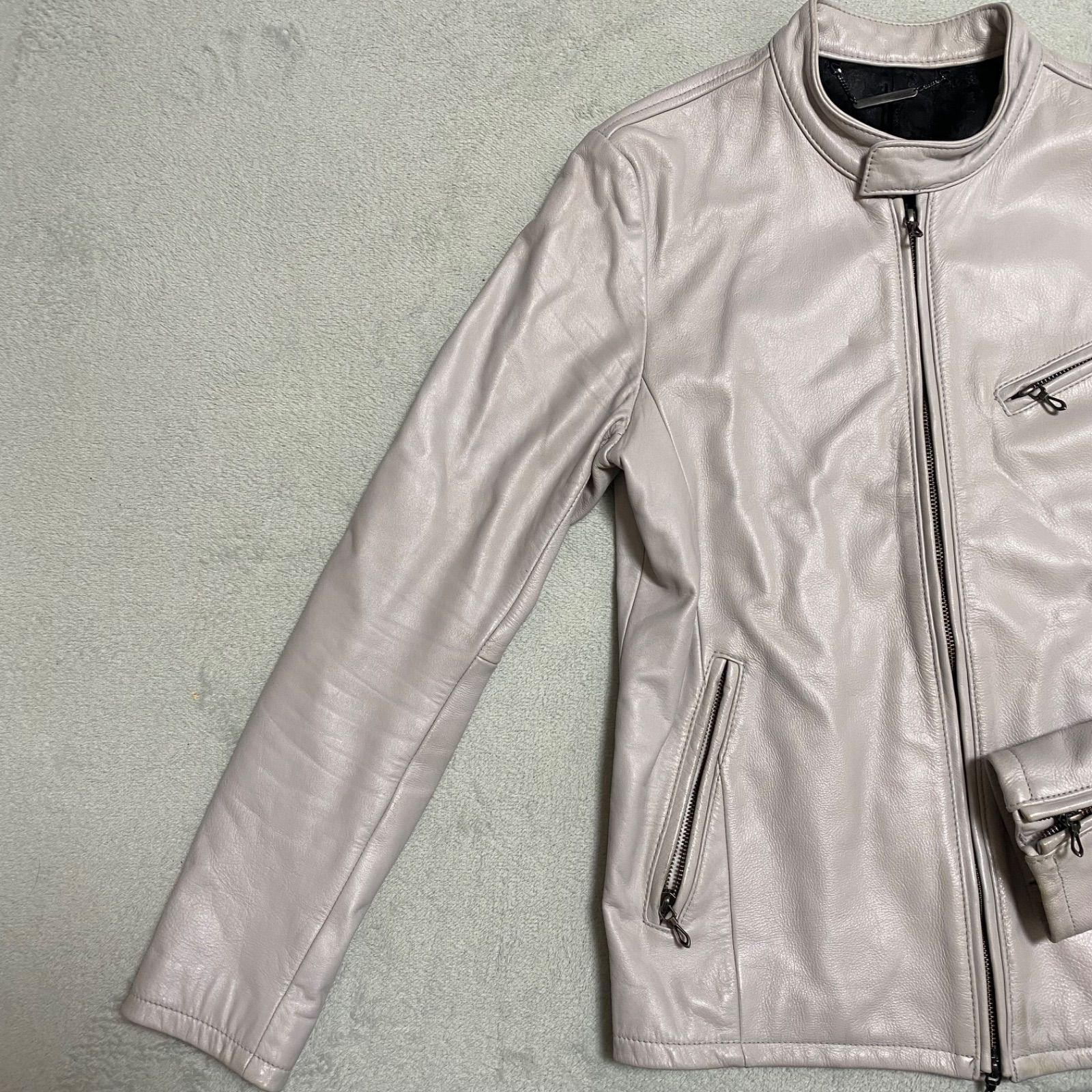 GOSTAR DE FUGA】ゴスタールジフーガ カラーレザー ライダース