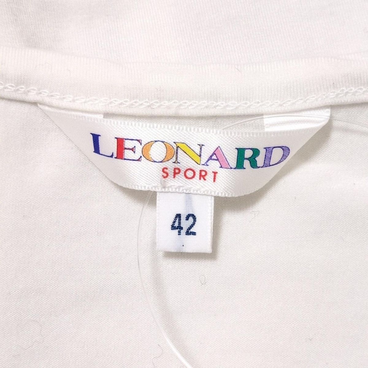 ✨美品✨レオナールスポーツTシャツ42サイズ LEONARD SPORT(レオナールスポーツ) 七分袖Tシャツ サイズ42 L