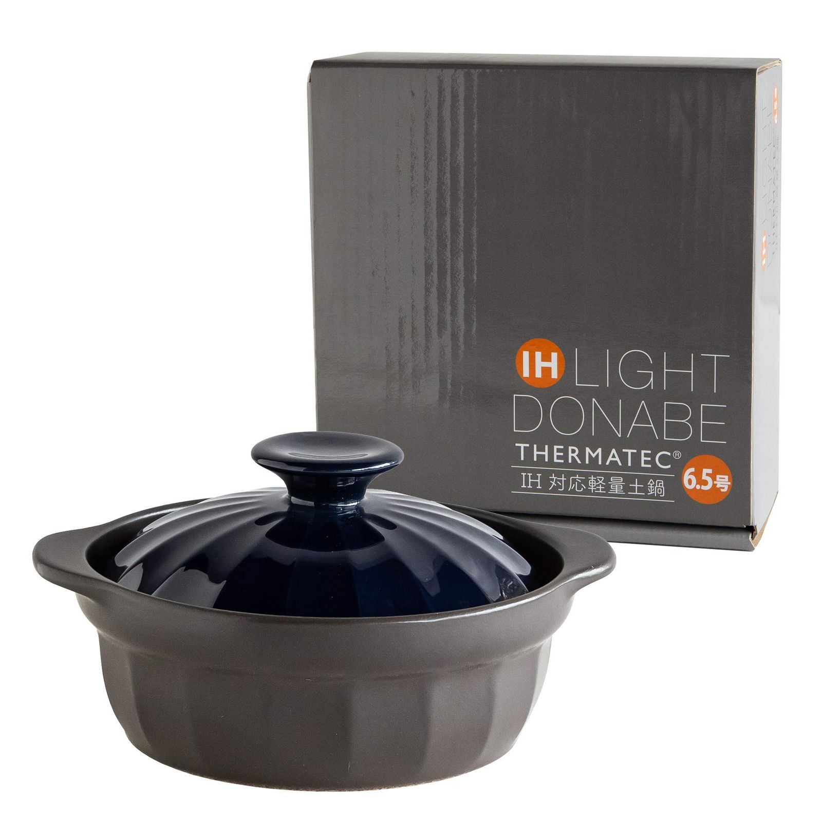 TAMAKI 土鍋 4-5人用 グレー IH・直火・電子レンジ・オーブン対応