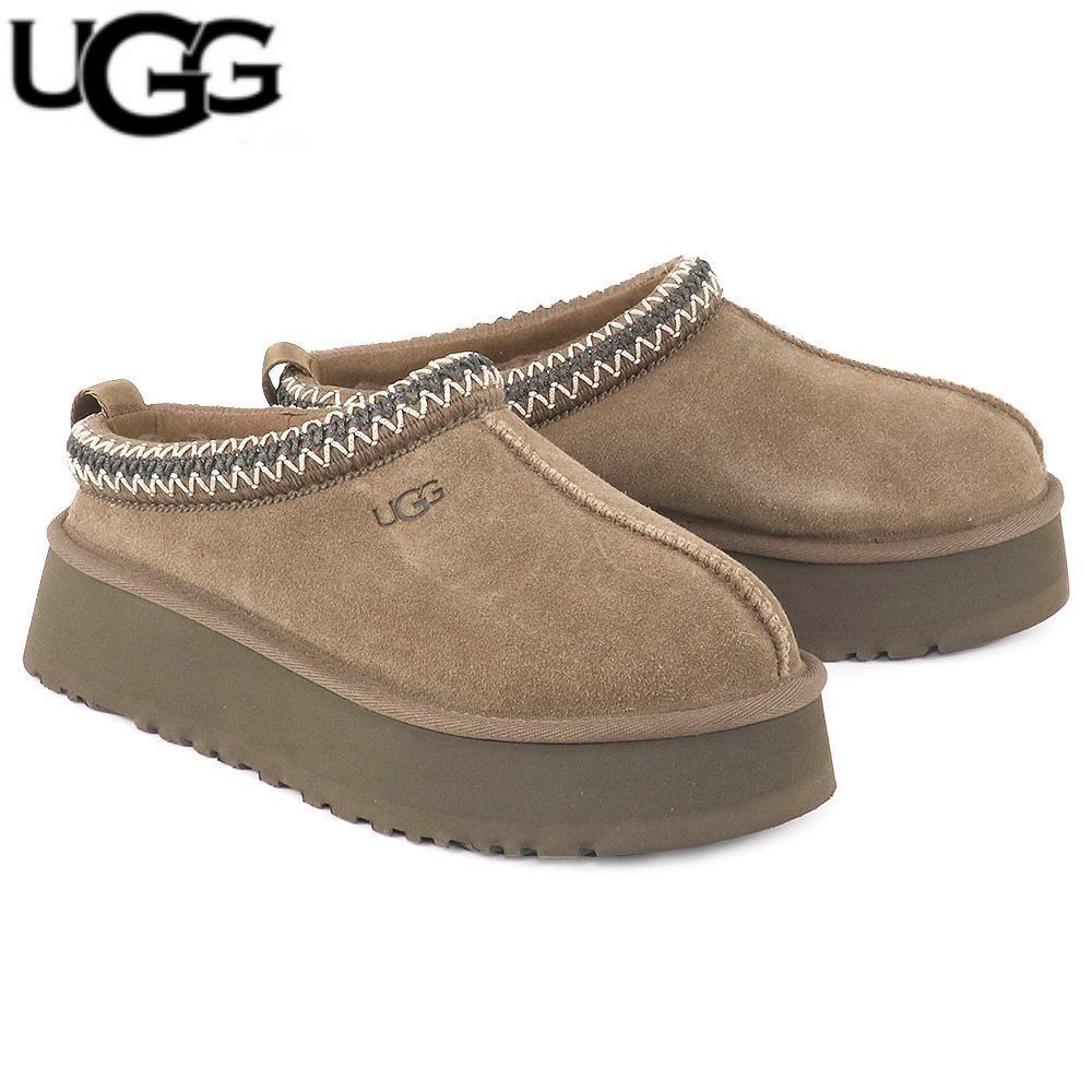 UGG(アグ)ムートン スリッパ サンダル 厚底 プラットフォーム スエード クロッグ ルームシューズ タズ レディース 女性用 靴 TAZZ  1122553 - メルカリ