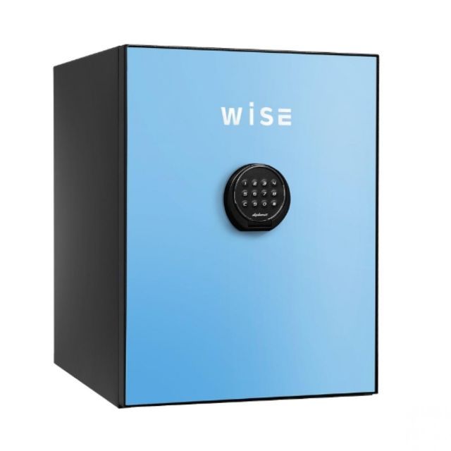 WiSE プレミアム金庫 ライトブルー ＷＳ５００ＡＬＢ