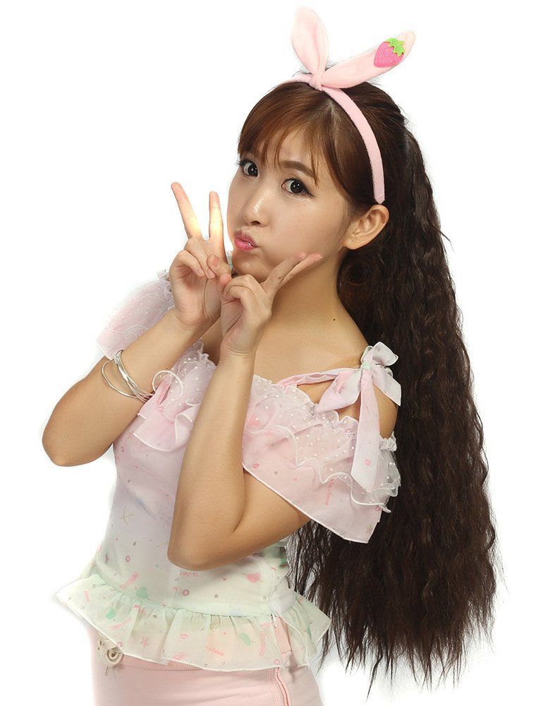 ポイントウィッグ エクステ ヘアークリップ カール フラ かつら ロング 簡単クリップ 原宿系 ポニーテールウィッグ フラダンス YJINCO YJWM 015-bbrn