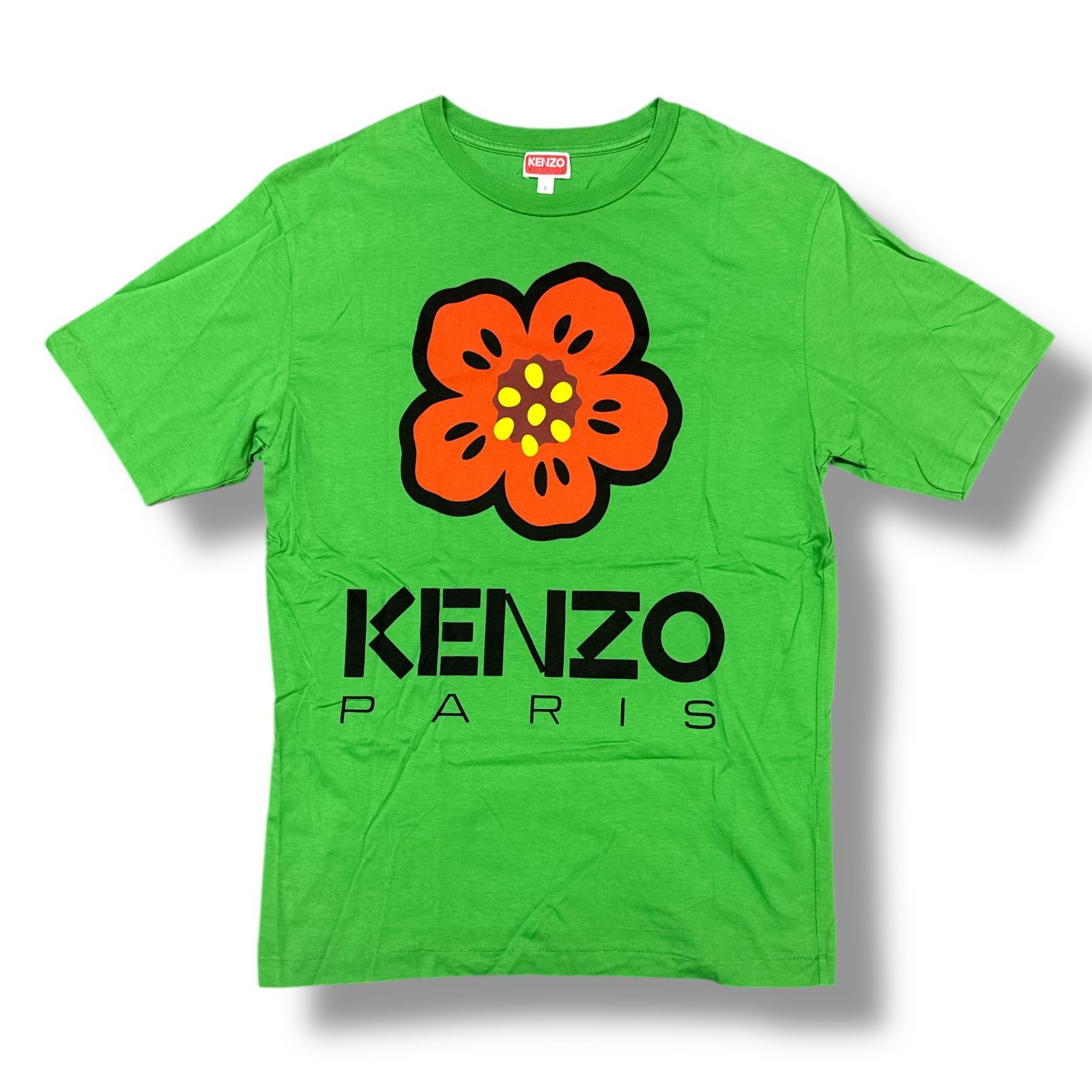 【現行モデル】ケンゾー☆両面ロゴTシャツ フラワー グリーン 即完売注意 KENZO ケンゾー 半袖 Tシャツ BOKE FLOWER 2.0 FD55TS4094SG