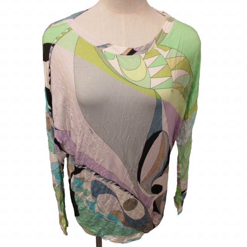 エミリオプッチ EMILIO PUCCI カットソー Tシャツ ストレッチ有