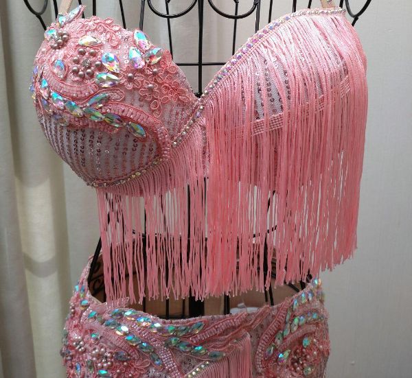 赤ベリーダンス エジプト製オリエンタル衣装 ベリーダンス 衣装 HANAN