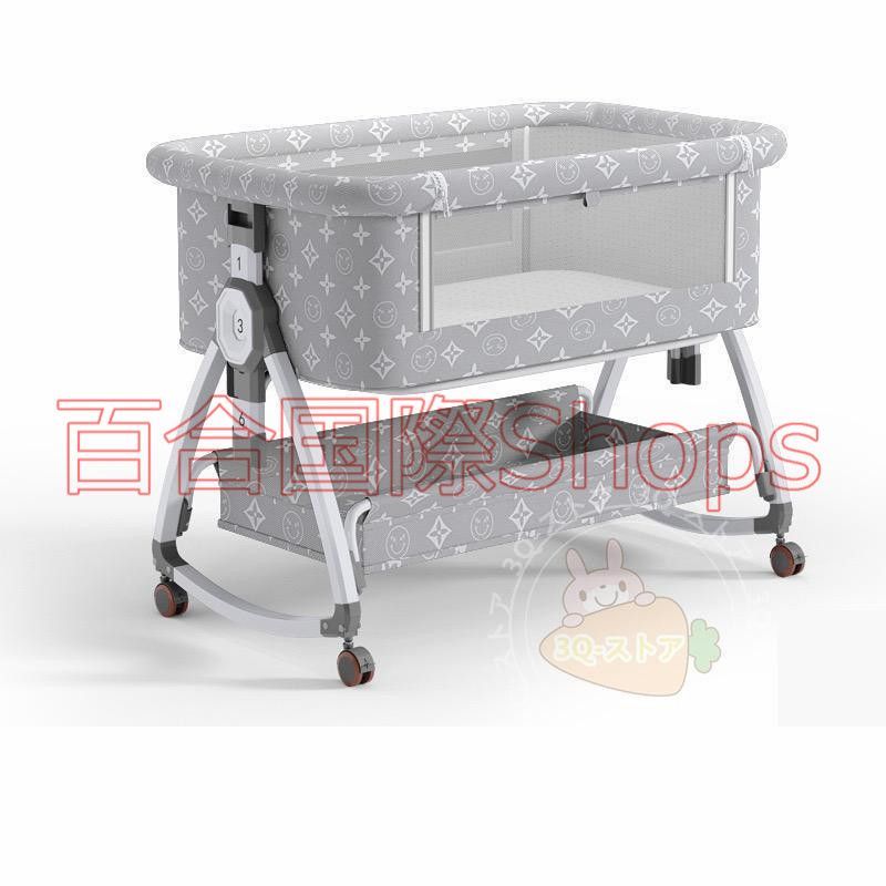 ベビーベッド HZDMJ ベージュ カーキ 新生児 揺りかご 添い寝 おまけ付