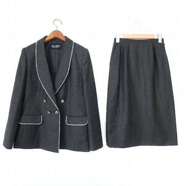wnc ジュンアシダ junashida セットアップ 7 グレー スカート wnc ジュンアシダ junashida セットアップ 7 グレー スカート