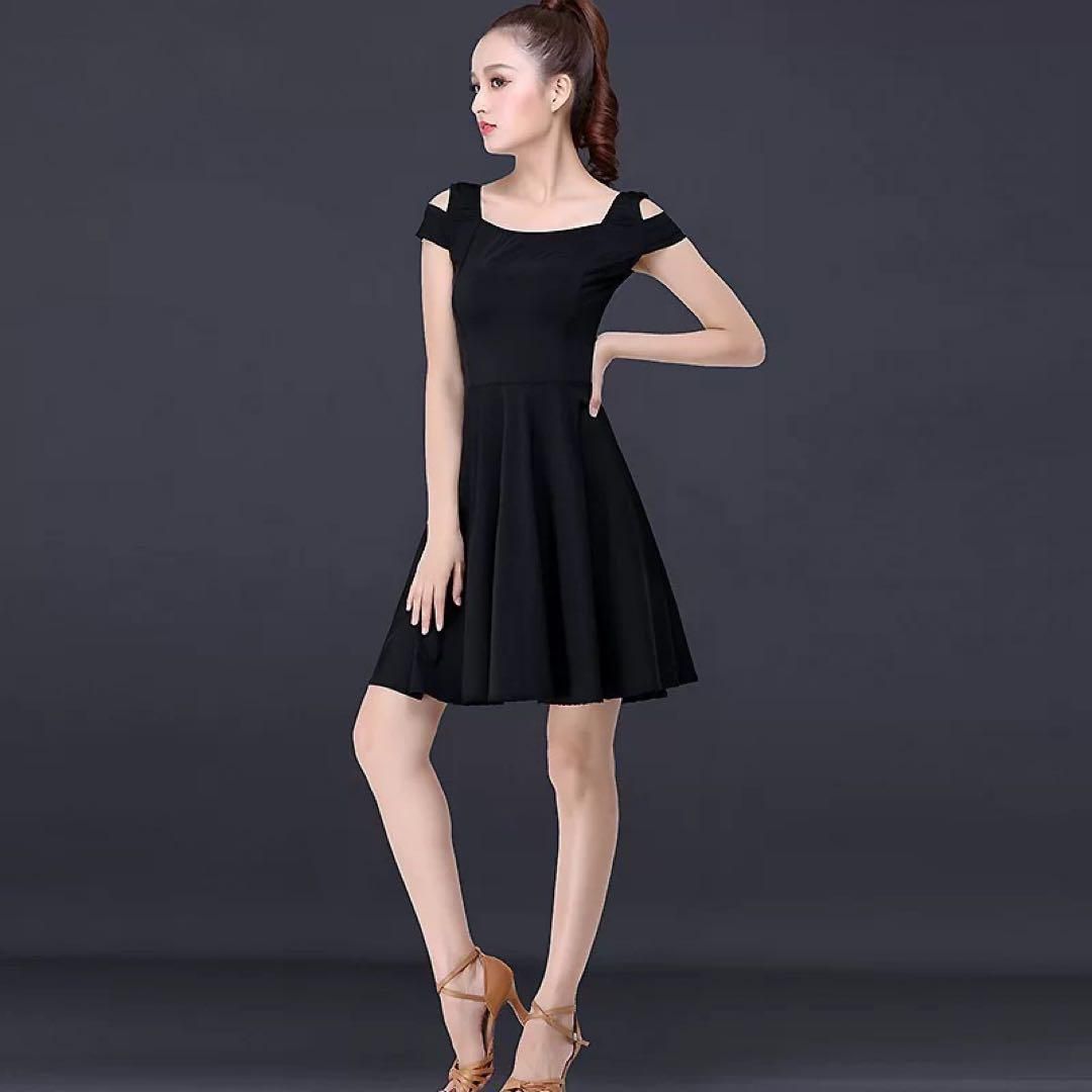 ラテンダンス練習着❤ワンピースタイプ！シンプルで可愛い！ ラテンダンス練習着?ワンピースタイプ！シンプルで可愛い！ Amazon.co