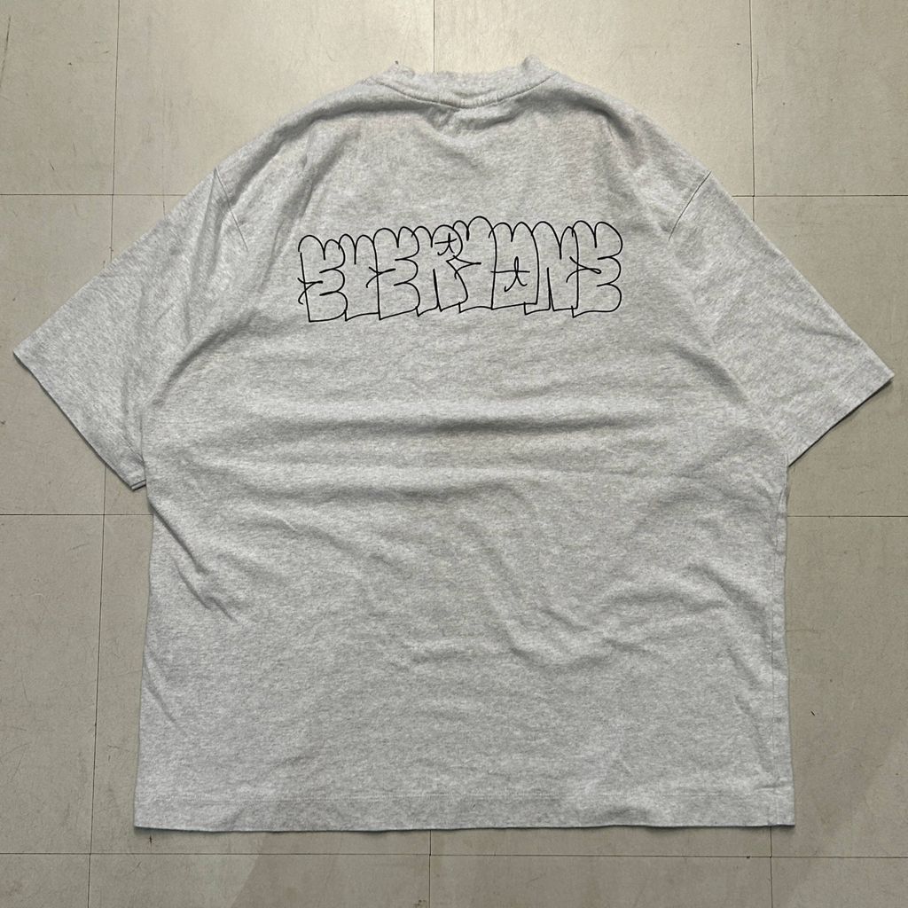 everyone エブリワン LOGO PRINT T-SHIRT Tシャツ EV23-CS06 グレー系 size L 中目黒A10 USTAUSTRALIA_COM_AU