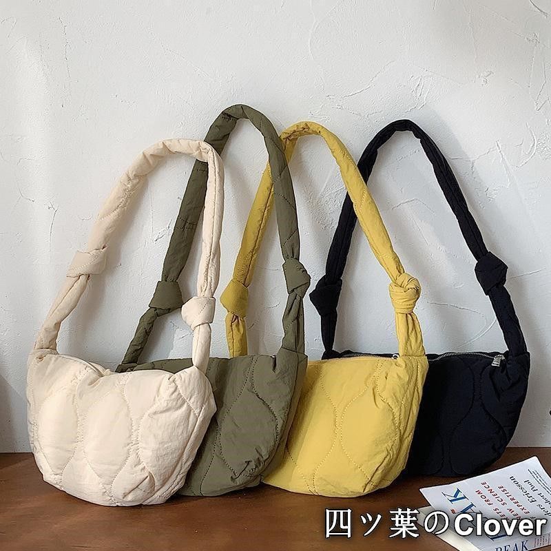 【美品・未使用新品】春 夏レトロショルダーバッグ レディース新作 秋冬ファッション 脇下メッセンジャーバッグ カジュアル ナイロン餃子バッグ