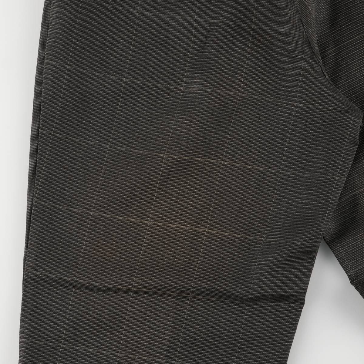 早い者勝ちの限定セール。 古着 90年代 チェック柄 スリータック スラックスパンツ メンズw32相当 ヴィンテージ eaa574420 大幅値下げ！ 