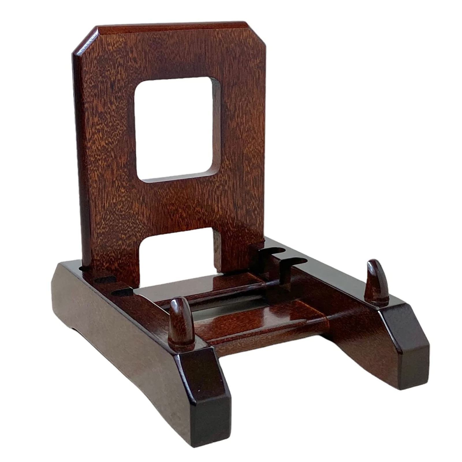 わにぞう 木製皿立て 紀州 背もたれタイプ 20 30cmのお皿向け 中皿 盃 杯 深皿 お皿 額縁 賞状 遺影 写真 ブックスタンド 背29号 WR