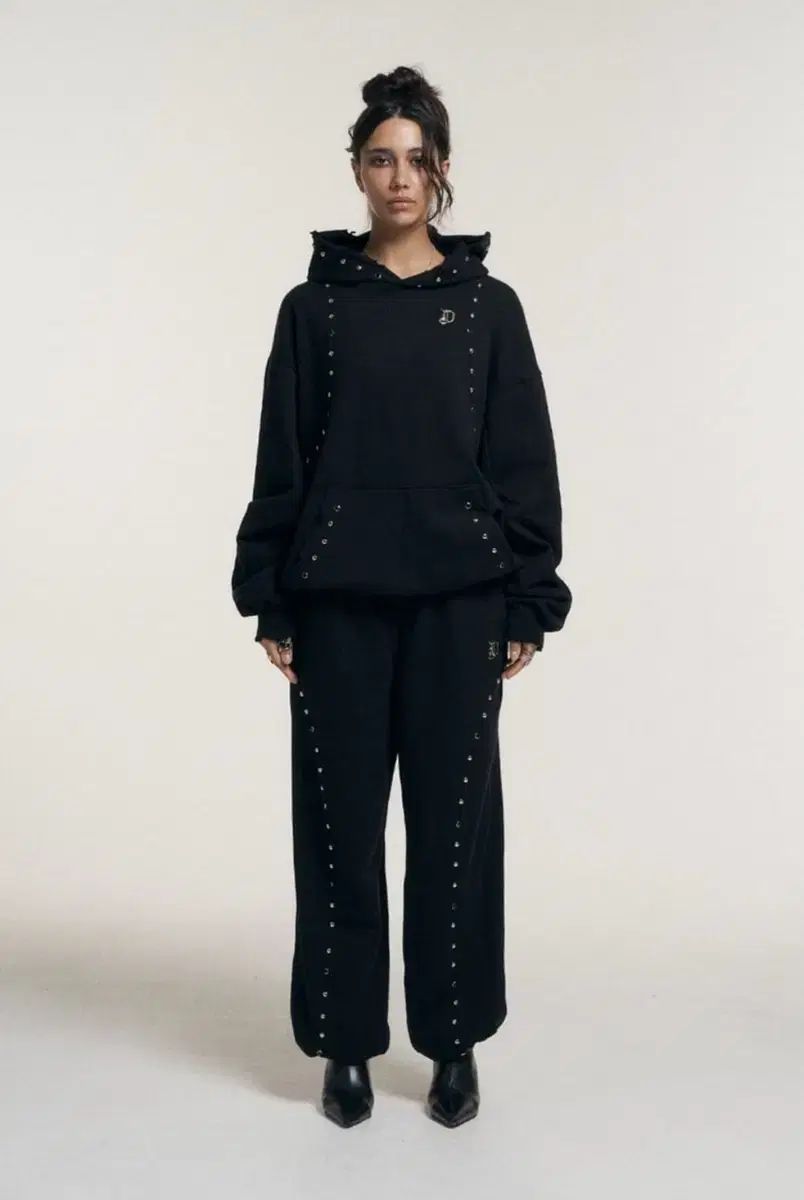 ODOR Grunge stud balck