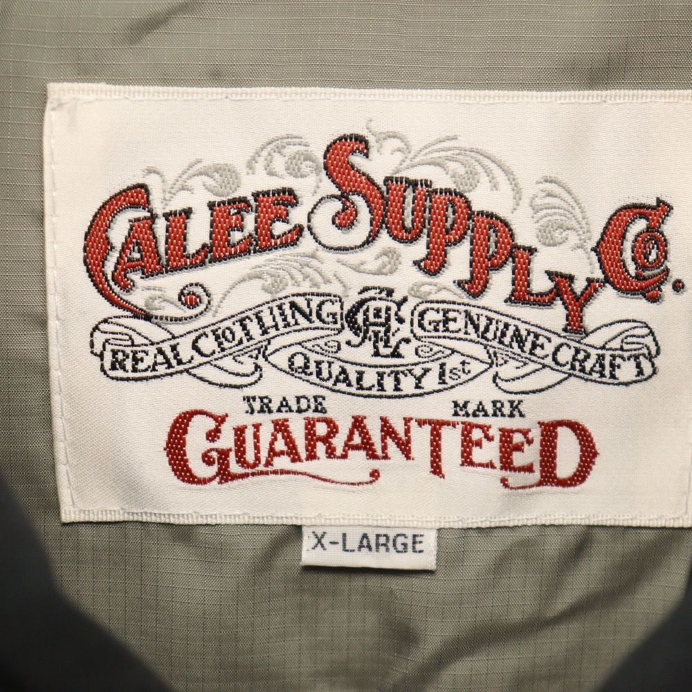 CALEE (キャリー) 23AW P/N Mill Cloth Padded Jacket ポリエステル 