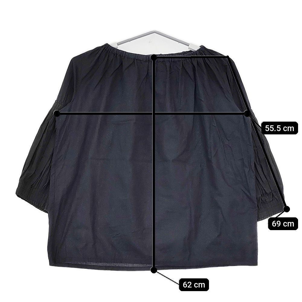 dosa mary ellen mark blouse サイズ2 ピンタック 切替 ブラウス