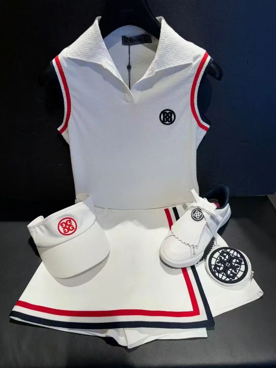 ジーフォアゴルフウェア ロンパース ワンピース レディース ノースリーブ ジーフォアゴルフウェア ロンパース ワンピース レディース