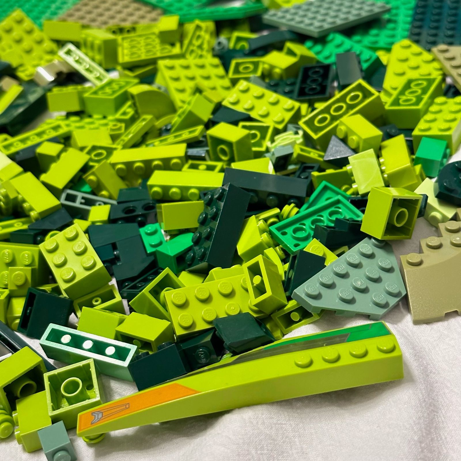 LEGO レゴ グリーン系 中古 パーツ ブロック プレート 8×16プレート 6