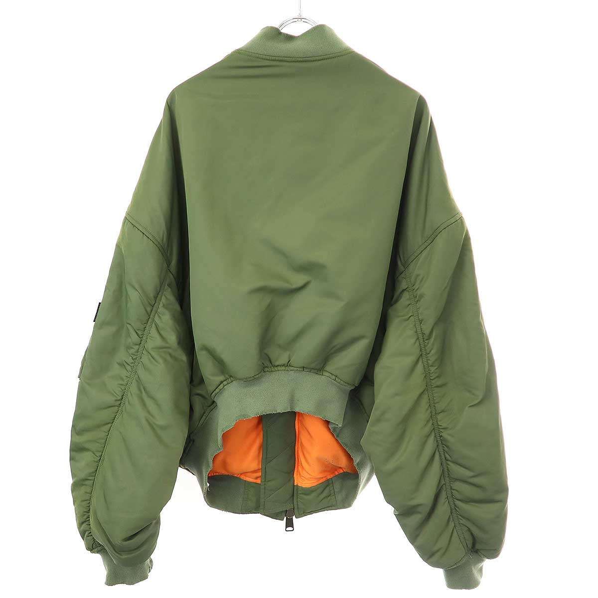 BALENCIAGA バレンシアガ Off Shoulder Bomber Jacket オフショルダー