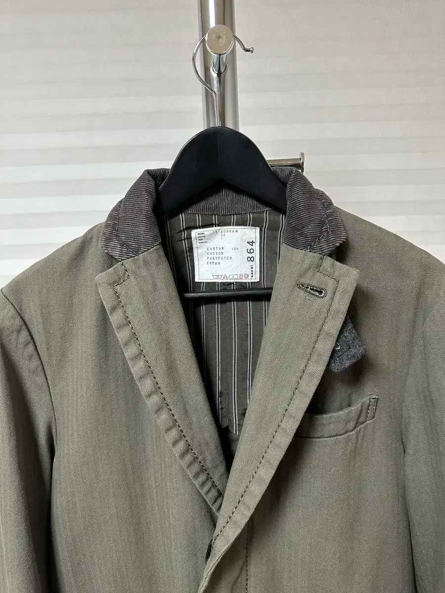 SACAI サカイ 15aw ハリングボーン チェスター コート