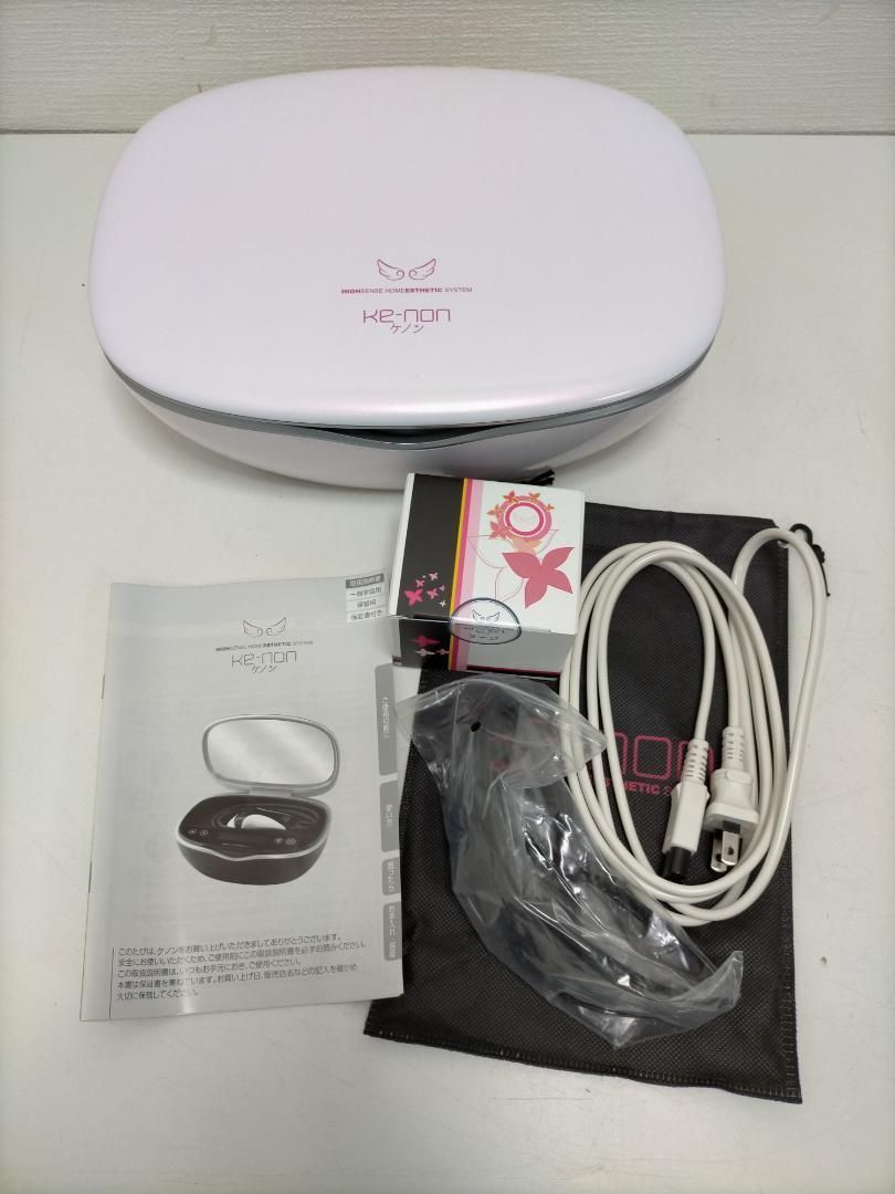 KE-NON 脱毛器 ホワイト 付属品あり エムテック 家庭用脱毛器 KE-NON(ケノン) パールホワイト [フラッシュ