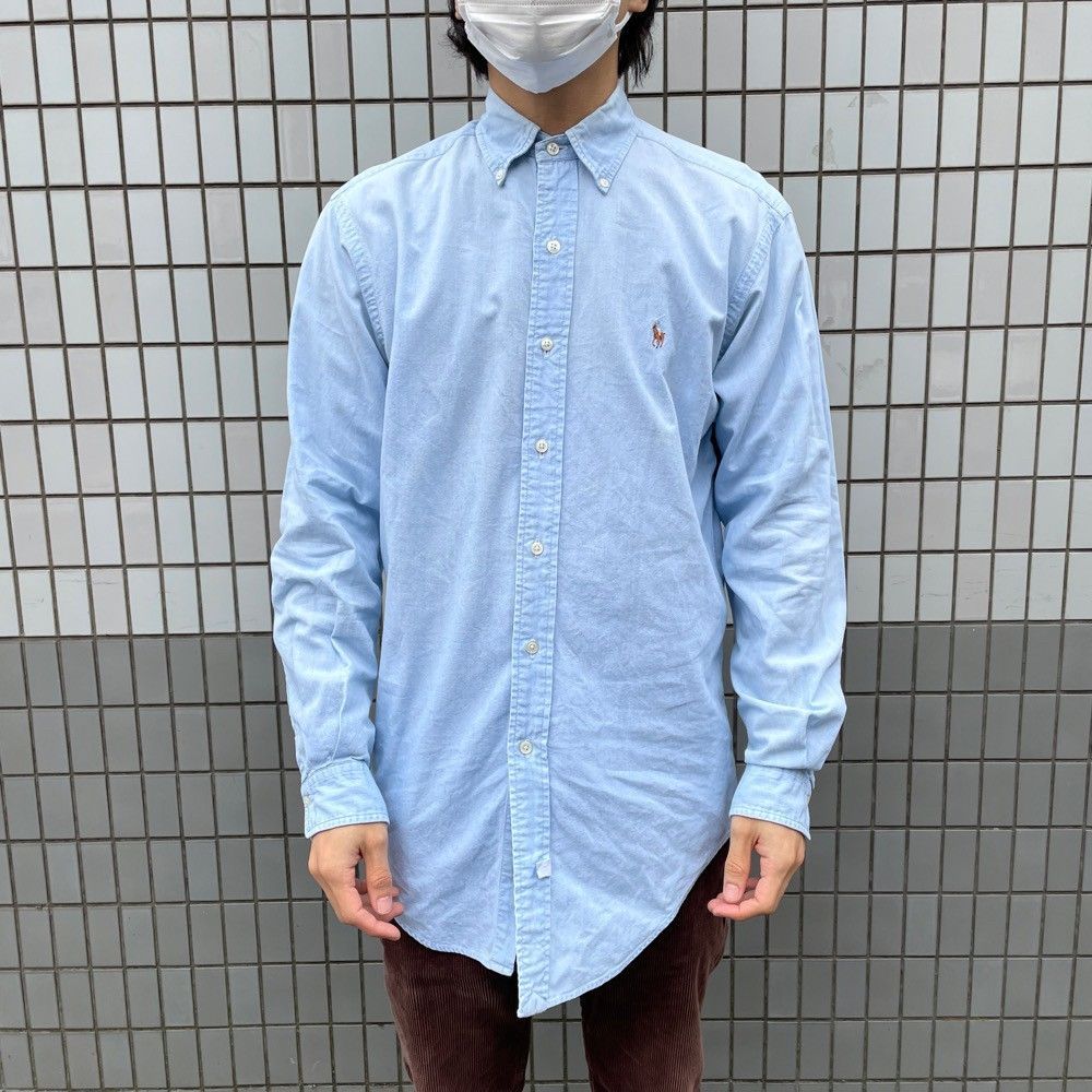 ラルフローレン シャンブレーシャツ ボタンダウン 長袖 S