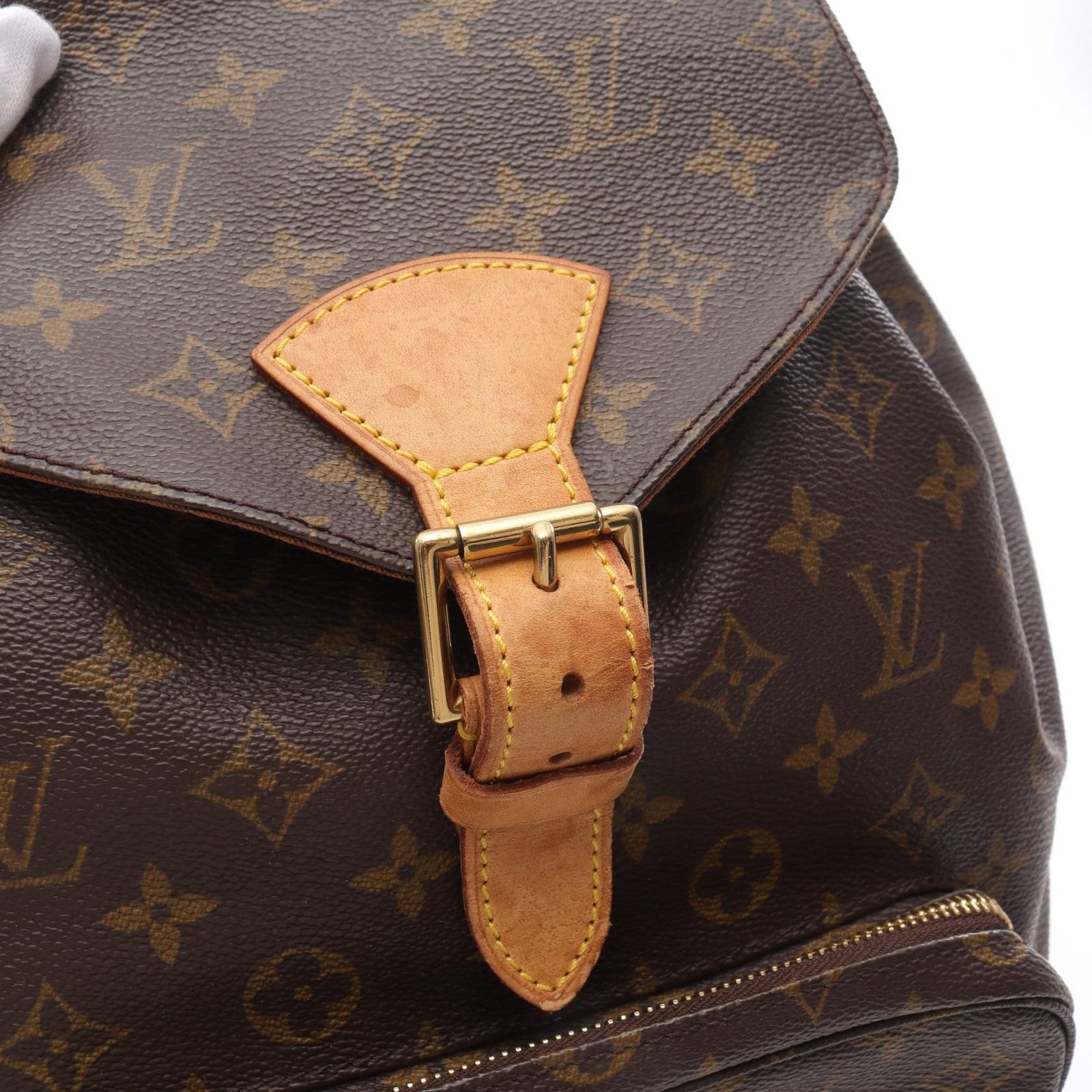 ルイヴィトン　モノグラム　モンスリGM リュック　PVC レザー　M51135 LOUIS VUITTON モノグラム モンスリGM M51135 リュックサック