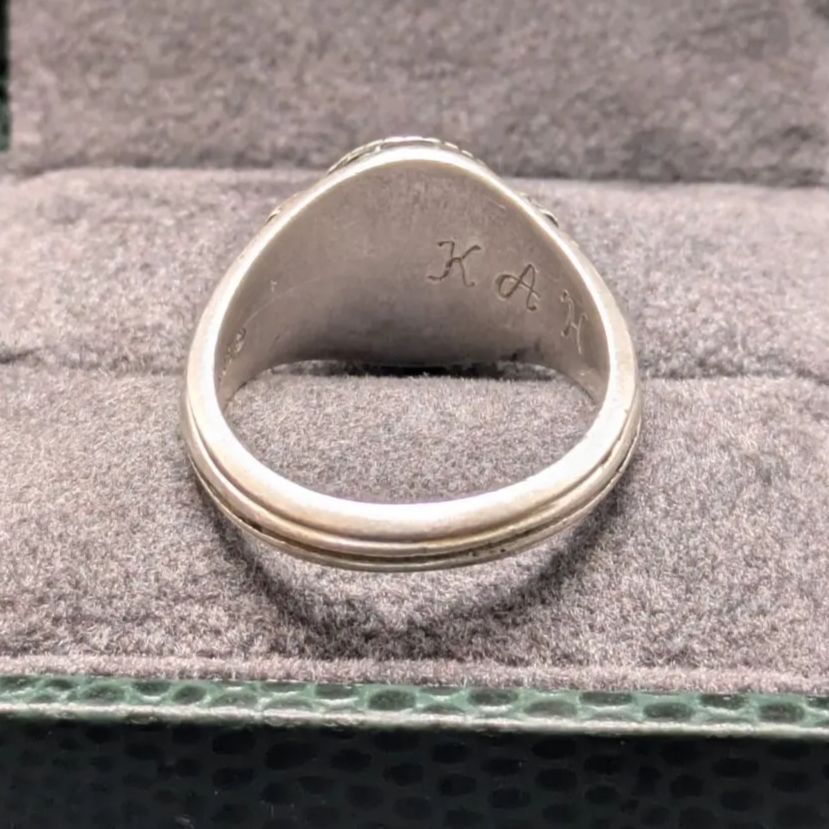 JOSTENS 1980年 スターリングシルバー925 カレッジリング 13号 - メルカリ