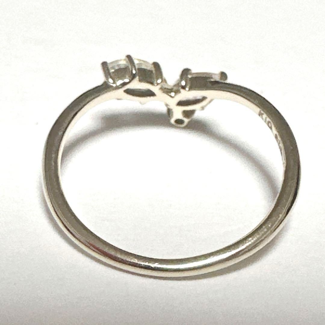 ETE エテ 指輪 リング K10 透明石 ダイヤモンド0.01ct FORTGASGNV_COM_BR