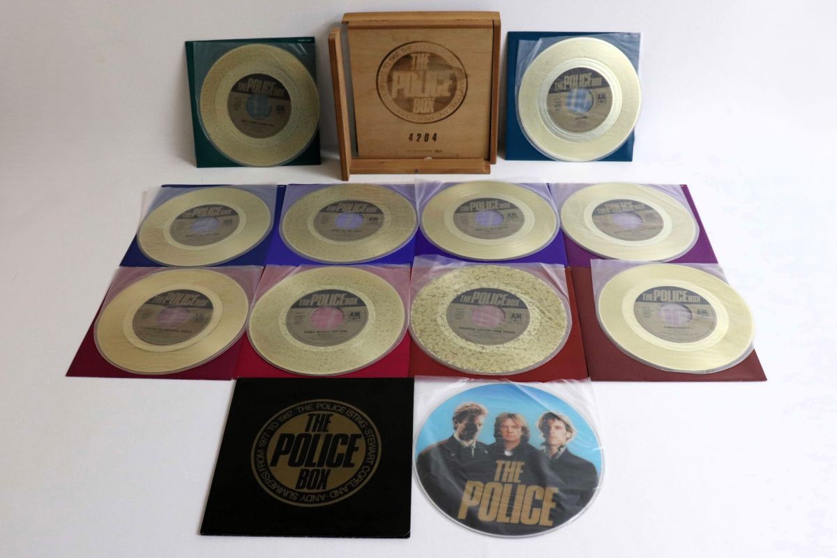 10discs 7” Police Police Box 118Y3039 A&M /01040