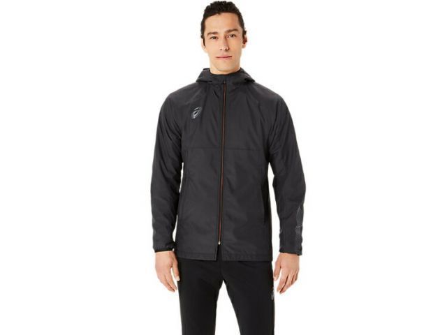 asics アシックス XX HOODIE JACKET パフォーマンスブラック XL 2101A238 1 | スポーツウェア スポーツ 衣類 衣料品 ウエア ウェア 男性 メンズ アウター ジャケット はっ水 裏起毛 フルジップ ポケット 