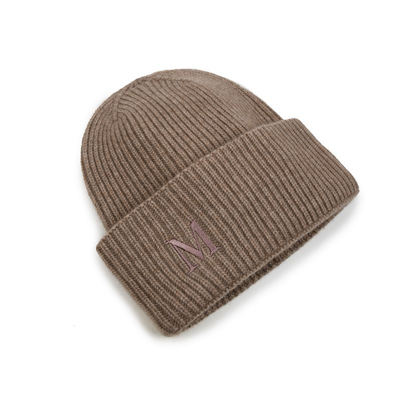 Max Mara マックスマーラ MMRETINA キャメル カシミヤニットキャップ 帽子 イタリア正規品 レディース 2025-2026AW