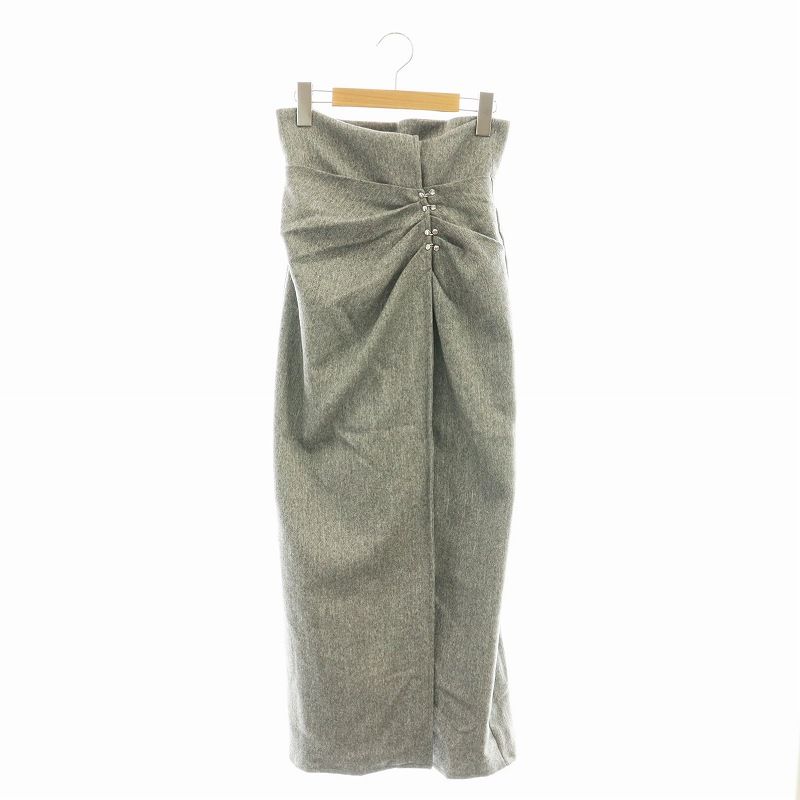 スナイデル SNIDEL 24AW ドレープタイトホックスカート ロング 0