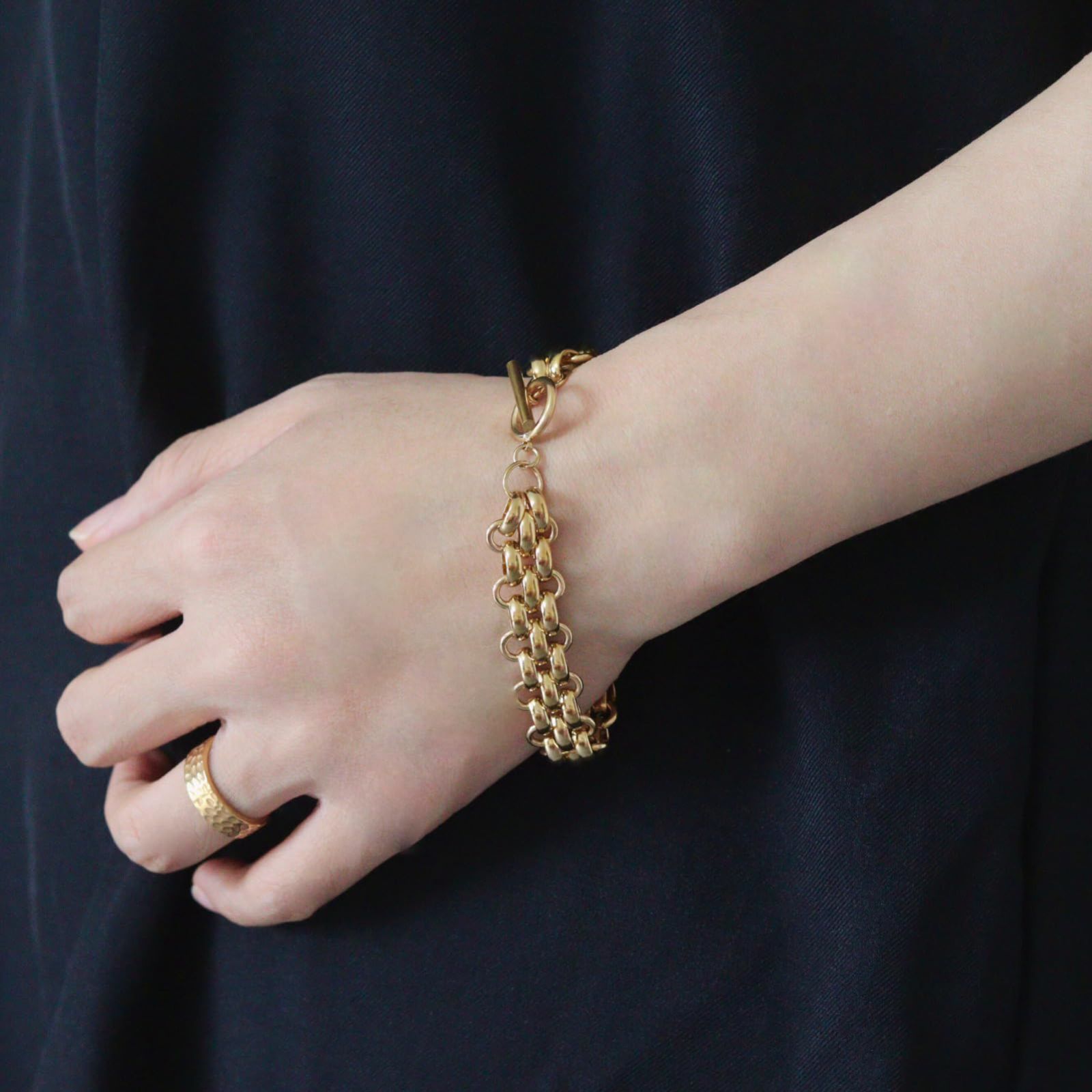 在庫処分】Moonstan ブレスレット レディース チェーンブレスレット