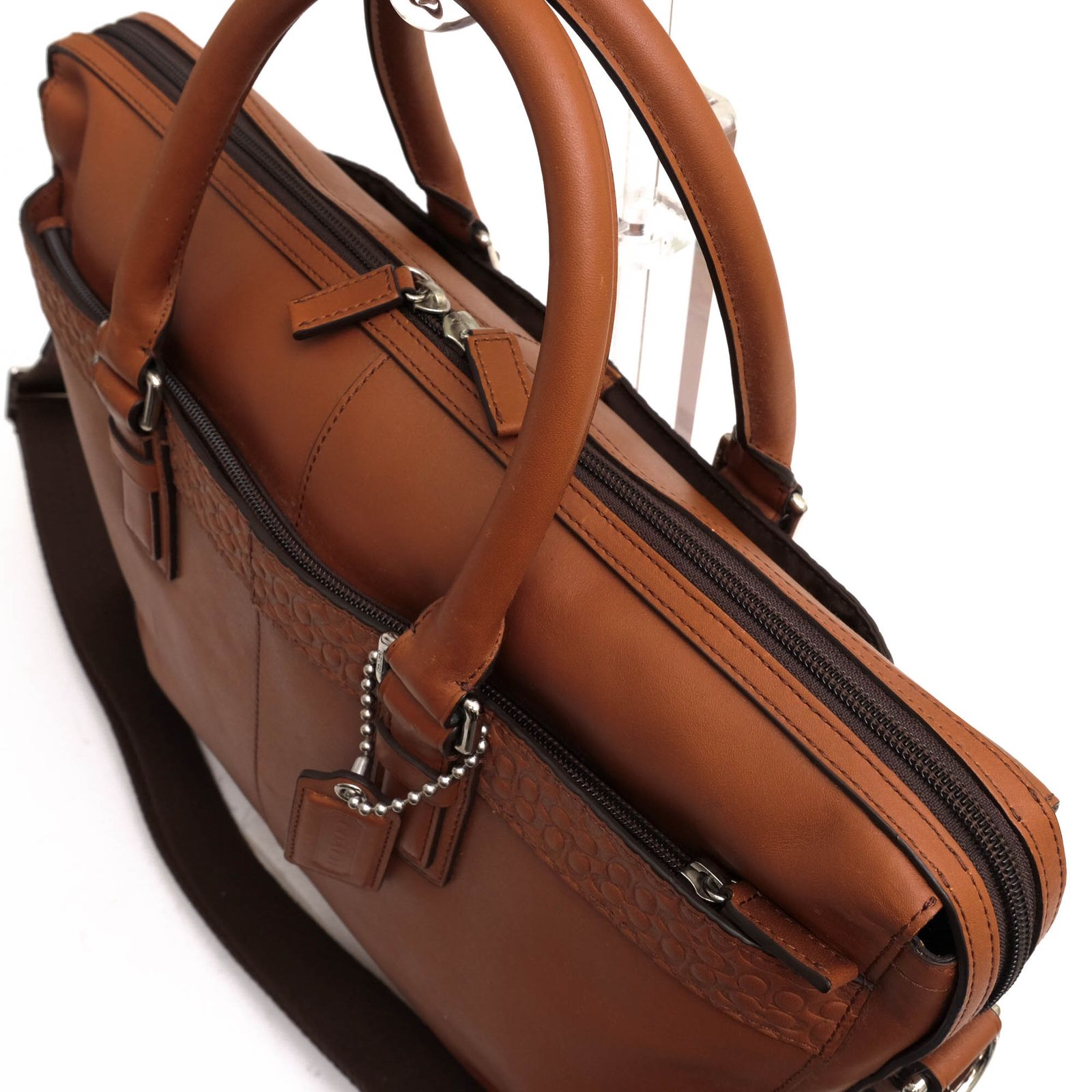 COACH コーチ F70454 レザー 2wayビジネスバッグ ブラック