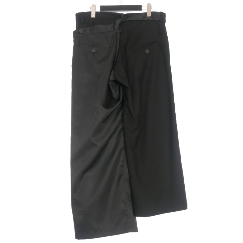 Yoji Yamamot ヨウジヤマモト ブラック ワイドパンツ サイズ3 YOJI