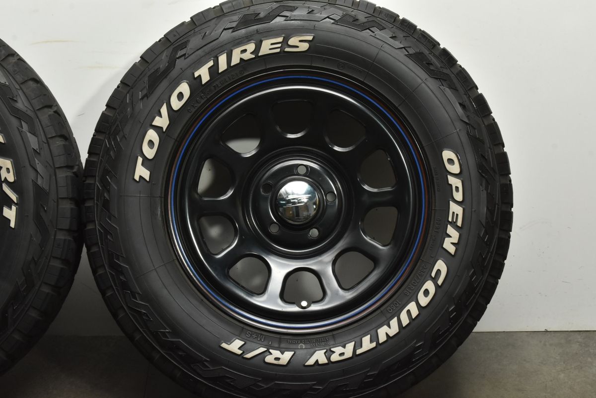 絶対お買い得！ ホイール良好 MLJ DAYTONA SS 16in 7J 35 PCD114.3 トーヨー OPENCOUNTRY 235 70R16 RAV4 エクストレイル デリカD 5 アウトランダー 投資価値のある