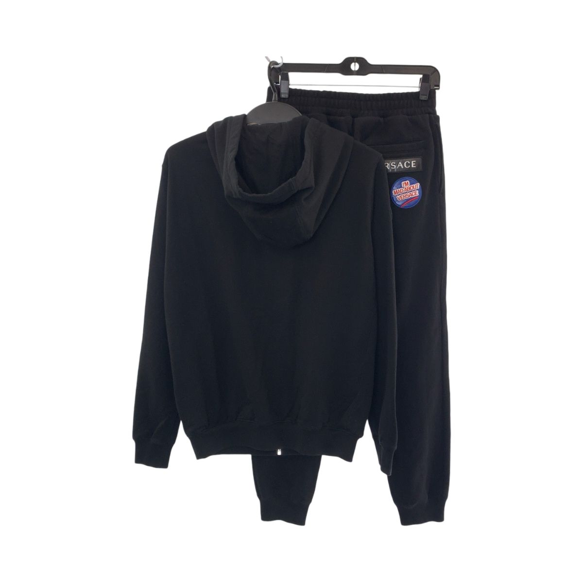 美品 VERSACE ヴェルサーチ マルチカラーパッチ パーカー サイズ