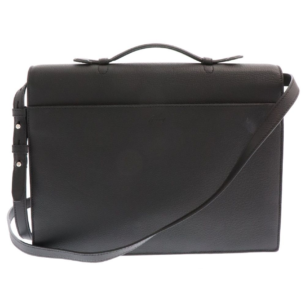 Brioni (ブリオーニ) トープ グレインロドスレザー ブリーフケース