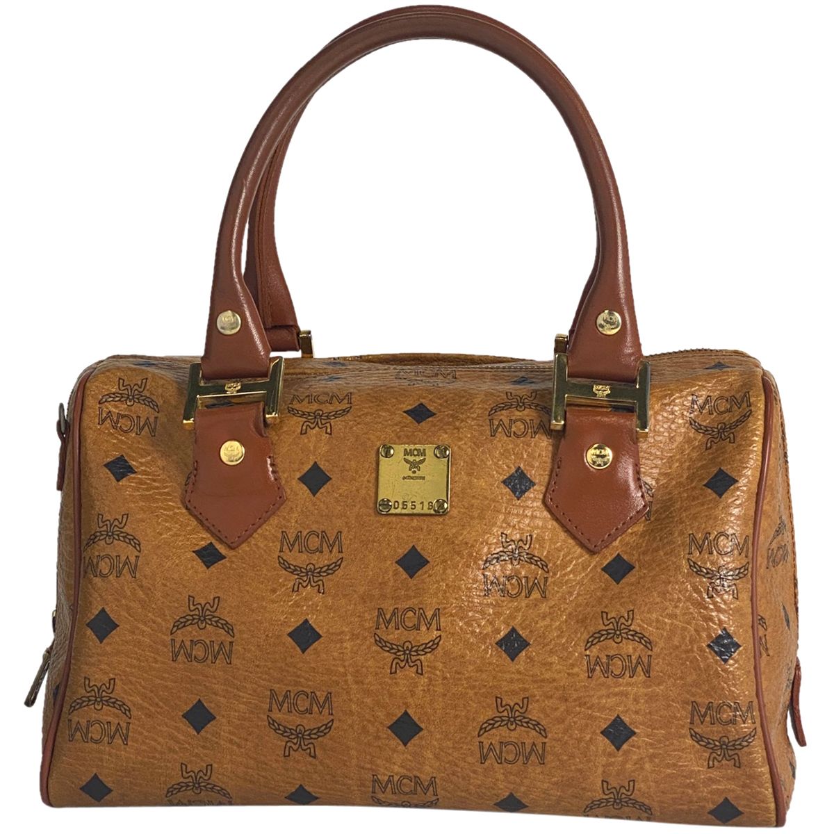 エム・シー・エム MCM ロゴグラム ハンドバッグ ２WAY ショルダー