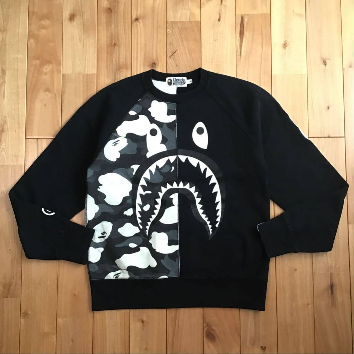 ☆蓄光☆ zozo限定 city camo シャーク 長袖スウェット Sサイズ shark ...