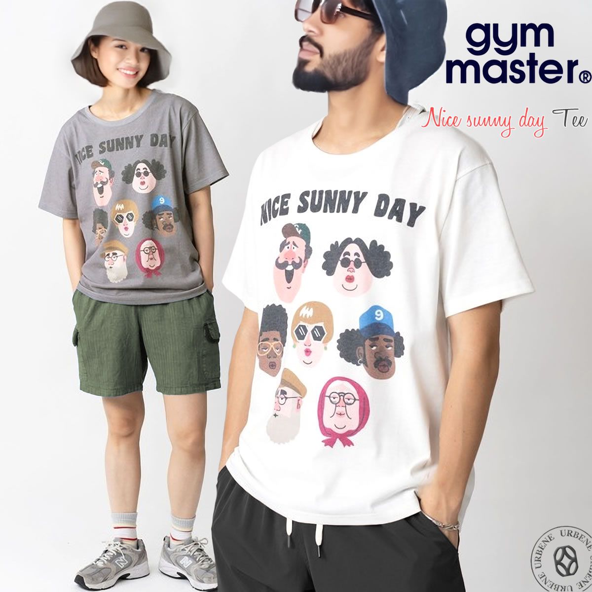 プリントTシャツ ジムマスター Gym Master T/Cドライ ナイスサニーデイショートスリーブカットソー 半袖Tシャツ 5.8oz NICE SUNNY DAY Tee ( G333727 ) クルーネック カットソー かわいい 春夏スタイル