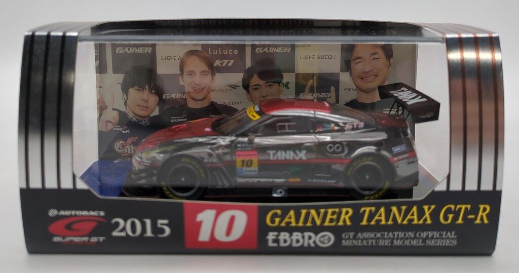 エムエムピー 1/43 EBBRO GAINER TANAX GT-R SUPER GT300 2015