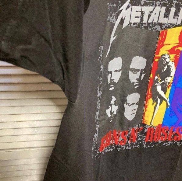 メタリカ ガンズアンドローゼス METALLICA GUNS N ROSES Tシャツ