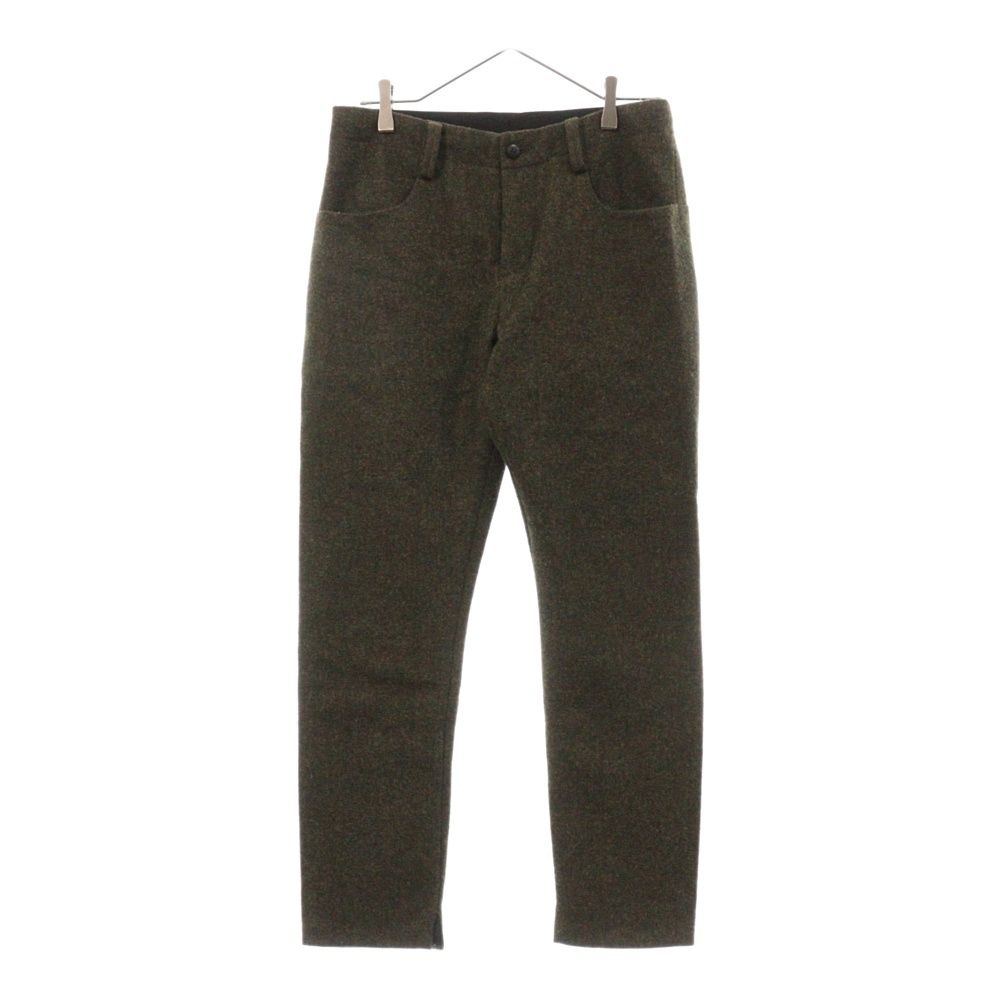 SUNSEA (サンシー) 16AW ブリティッシュ ウール スラックス ロングパンツ カーキ 16A49