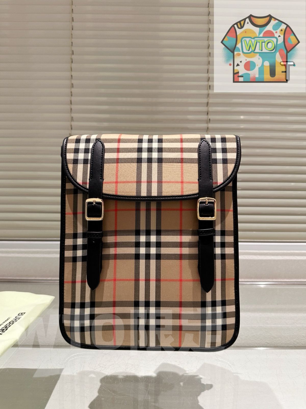 高級 Burberry ビジネスバック 男女共 茶系色 【公式通販】